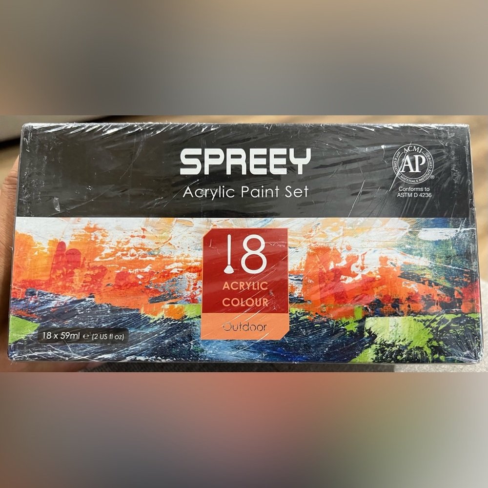 Spreey Acrylic Paint Set - NEW & SEALED